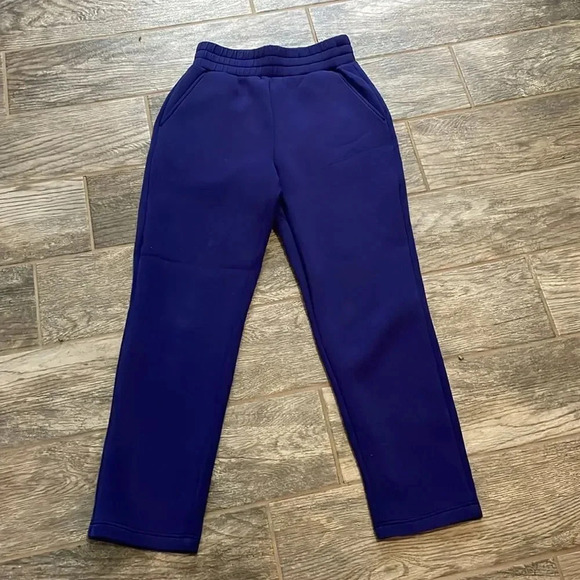 Leze Kendal Pant Navy Women’s Size S Elastic Waist Pockets Sweatpants Joggers - Picture 2 of 12